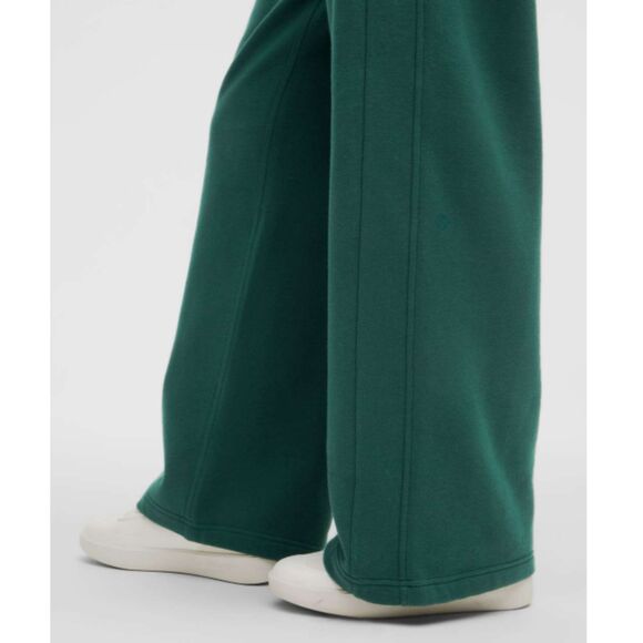 Lululemon Scuba Mid-Rise Wide-Leg Pant *Regular, Storm Teal, Size XL, W5GEES - Picture 5 of 12